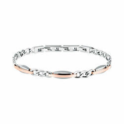Jemný bicolor náramek pro muže T-Steel TJAXV38