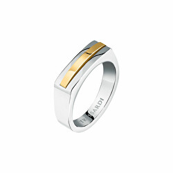 Módní ocelový bicolor prsten T-Steel TJAXV440