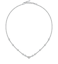 Slušivý ocelový náhrdelník s krystaly T-Logo TJAXC04