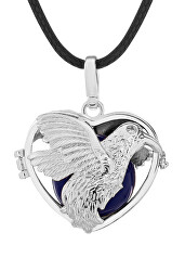 Dámský náhrdelník modrá rolnička Birds BM16