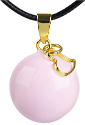 Colier pentru femei clopoțel roz LOVE K10L18