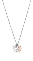 SLEVA I.- Nádherný bicolor náhrdelník 30872533 (řetízek, 2x přívěsek) + originální balení