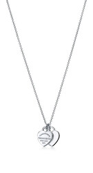 Nádherný stříbrný náhrdelník 22309307 (řetízek, 2x přívěsek) + originální balení