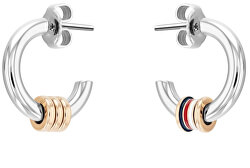 ElegantElegante runde Ohrringe aus Stahl 2780505