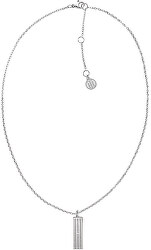 Ikonický ocelový náhrdelník s krystaly TH2780419