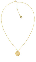 Elegantný pozlátený náhrdelník s príveskom 2780590