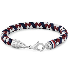 Kožený tricolor náramek pro muže Tyson 2790633