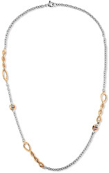 Luxusné bicolor náhrdelník z ocele 2780513