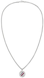 Moderné oceľový náhrdelník s príveskom TH2790212