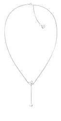 Moderní ocelový náhrdelník se srdíčky Hanging Heart 2780671