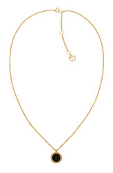 Moderna collana placcata oro con pendente Iconic Circle 2780656