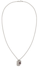 Nadčasový ocelový náhrdelník pro muže Monogram 2790465