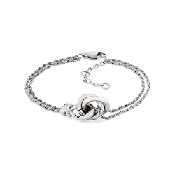 Nadčasový ocelový náramek Propletené kruhy Nautical Knot 2780990
