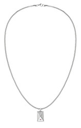 Collana da uomo in acciaio Geometric 2790564