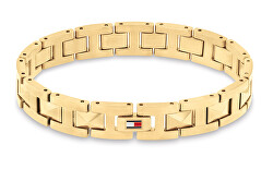 Bracciale da uomo placcato oro Geometric 2790567