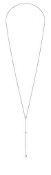 Romantický oceľový náhrdelník so srdiečkami TJ-0028-N-60