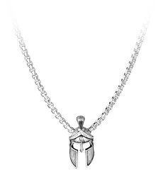 Dizajnový pánsky náhrdelník s rytiersku prilbou