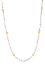 Elegantný náhrdelník s pravými perlami VAAXP1319G