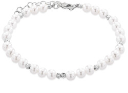 Elegantný náramok so syntetickými perlami VSB0179S