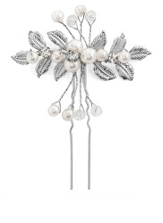 Elegante dekorative Haarnadel mit Perlen