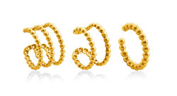 Set di orecchini infilabili placcati in oro alla moda VAAJDE2023282G