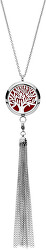 Multifunkční ocelový náhrdelník Strom života s vyměnitelným středem Aroma 132468