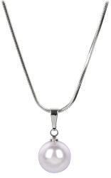 Půvabný náhrdelník s perličkou Pearl Lavender