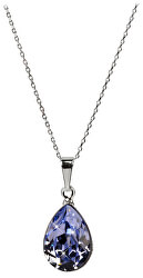 Oslnivý náhrdelník Pear Provence Lavender