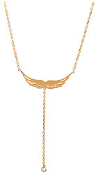 Pozlacený náhrdelník andělské křídlo