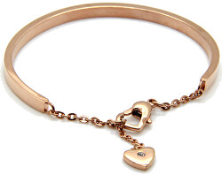 Romantisches Bronzearmband mit Herz KBS-151-RG
