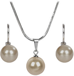 Sada náhrdelníku a náušnic Pearl Platinum