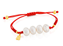 Rotes Armband mit Perlen Nudos 313031500