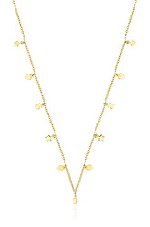 Krásný pozlacený náhrdelník s přívěsky Cool Joy 1003190100