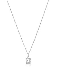 Pôvabný strieborný náhrdelník s medvedíkom Bickie 1004018000 (retiazka, prívesok)