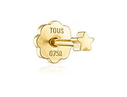 Zlatá piercingová náušnica s hviezdičkou Basics 1003707000
