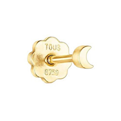 Zlatá piercingová náušnica s polmesiacom Basics 211513050
