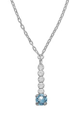 Elegante collana in argento con cristalli Shine A4668-10HG