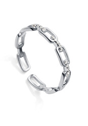 Elegantní otevřený prsten ze stříbra Elegant 13044A01