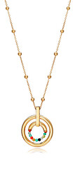 Elegantní pozlacený náhrdelník Chic 15136C01019