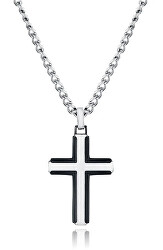 Pánský ocelový náhrdelník Kříž Magnum 15152C09000