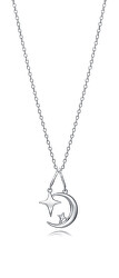 Hravý stříbrný náhrdelník Trend 13011C000-30 (řetízek, přívěsek)