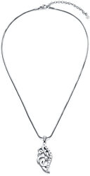 Módní ocelový náhrdelník s přívěskem Kiss 80011C11000
