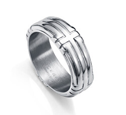 Intramontabile anello da uomo in acciaio Beat 14113A02