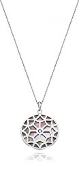 Oceľový náhrdelník s perleťou Chic 75063C01010
