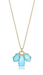 Očarujúce pozlátený náhrdelník Elegant 13191C100-93 (retiazka, prívesok)