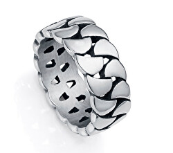 Originálny pánsky prsteň z ocele Beat 14053A02