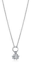 Originální stříbrný náhrdelník s přívěsky Trend 85026C000-30