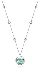 Půvabný ocelový náhrdelník Air 15135C01013