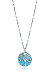Půvabný stříbrný náhrdelník Strom života Fashion 15064C01010 (řetízek, přívěsek)