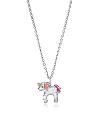 Bájos ezüst nyaklánc Unicorn  Sweet 5115C000-19 (lánc, medál)